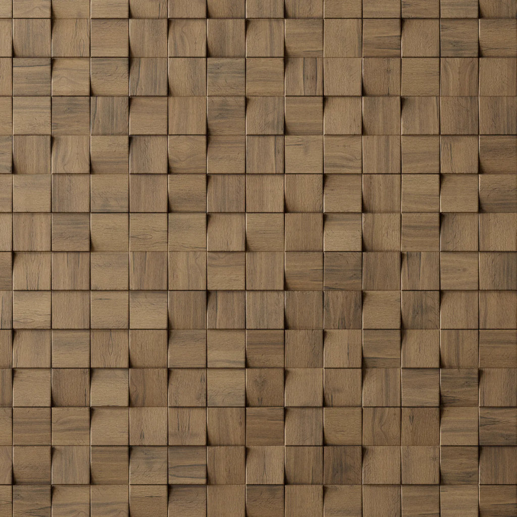 Bevelled Vertical Square Oak Wood Panel PBR Texture - Example Scene Visualization | Superellipse