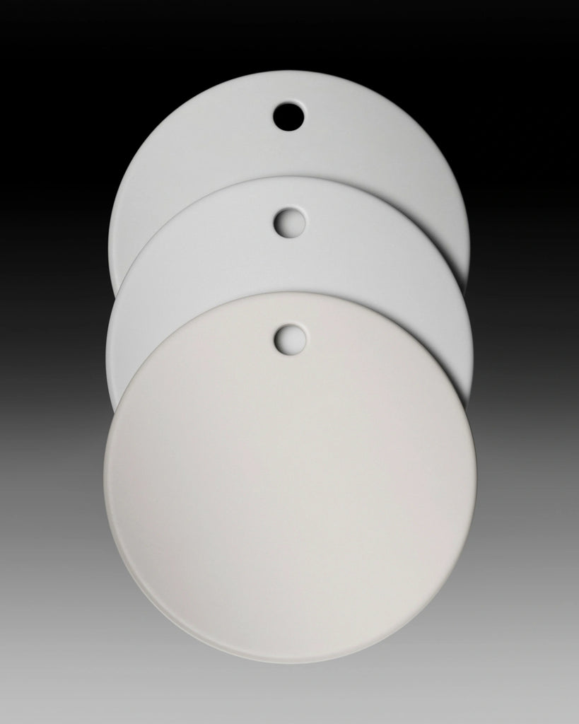 Off White Lightly Worn Plastic PBR Texture - Example Scene Visualization | Superellipse