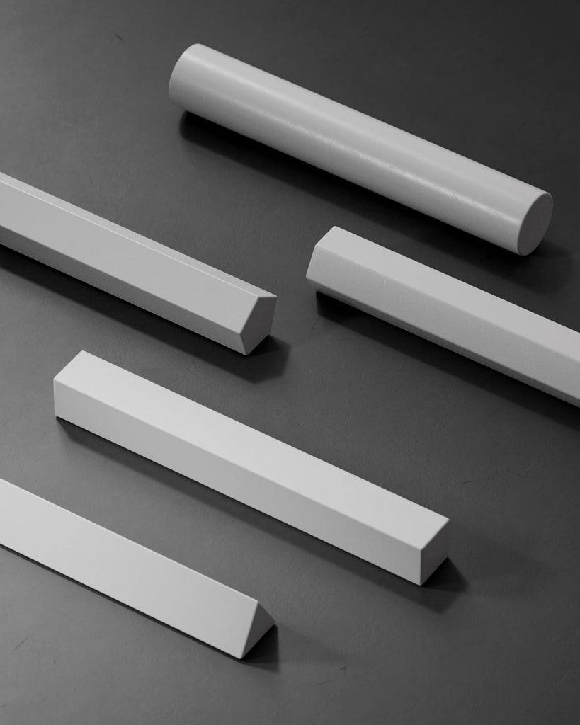 Off White Heavily Damaged Plastic PBR Texture - Example Scene Visualization | Superellipse