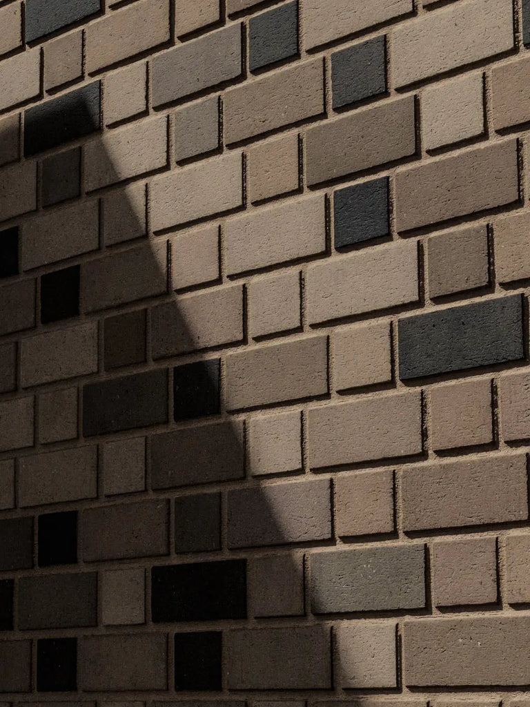 Slate Accent Architectural Flemish Bond Brick PBR Texture - Example Scene Visualization | Superellipse