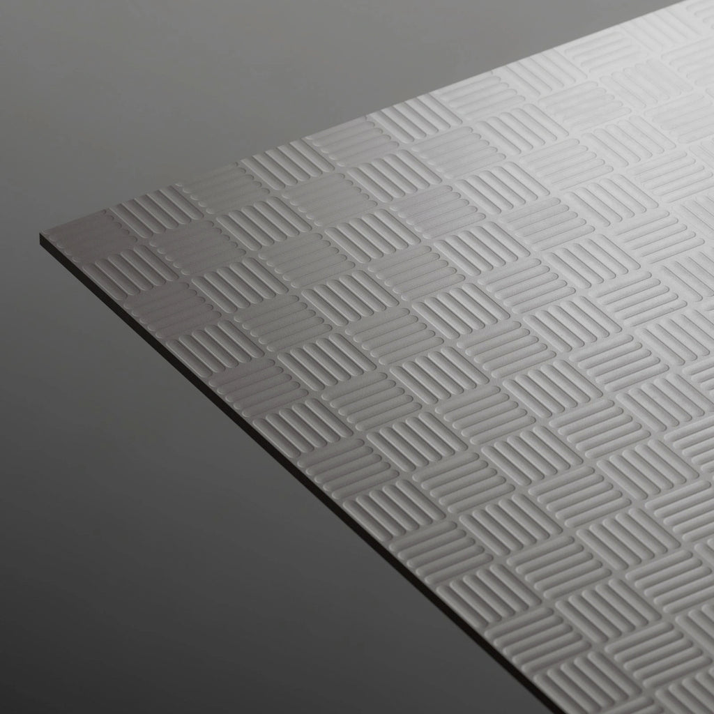 Concave Geometric Grid Textured Plastic PBR Texture - Example Scene Visualization | Superellipse