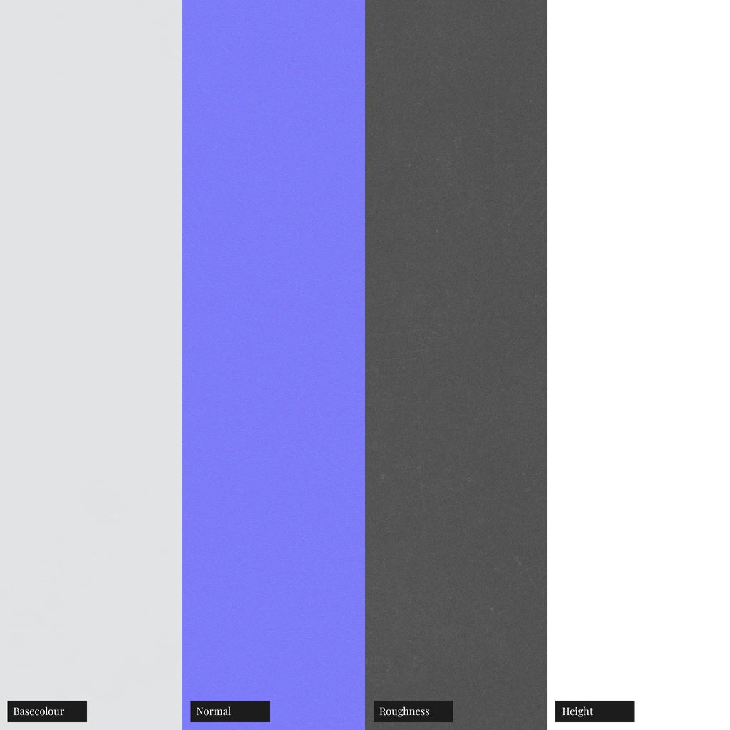 Bead Blasted Aluminium Metal PBR Texture - Example Scene Visualization | Superellipse