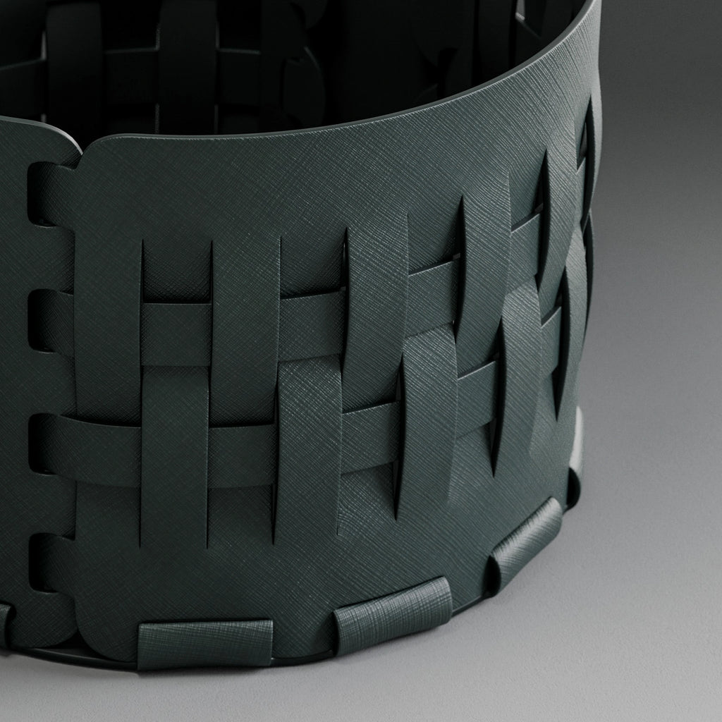 Saffiano Leather Forest Green PBR Texture - Example Scene Visualization | Superellipse