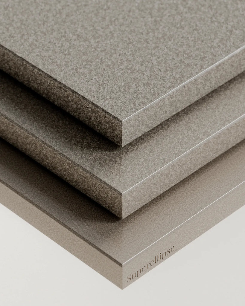 Grey Cloud Polished Granite Slab PBR Texture - Example Scene Visualization | Superellipse