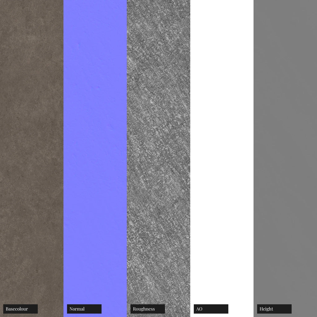 Dark Hand Cast Bronze Metal PBR Texture - Example Scene Visualization | Superellipse