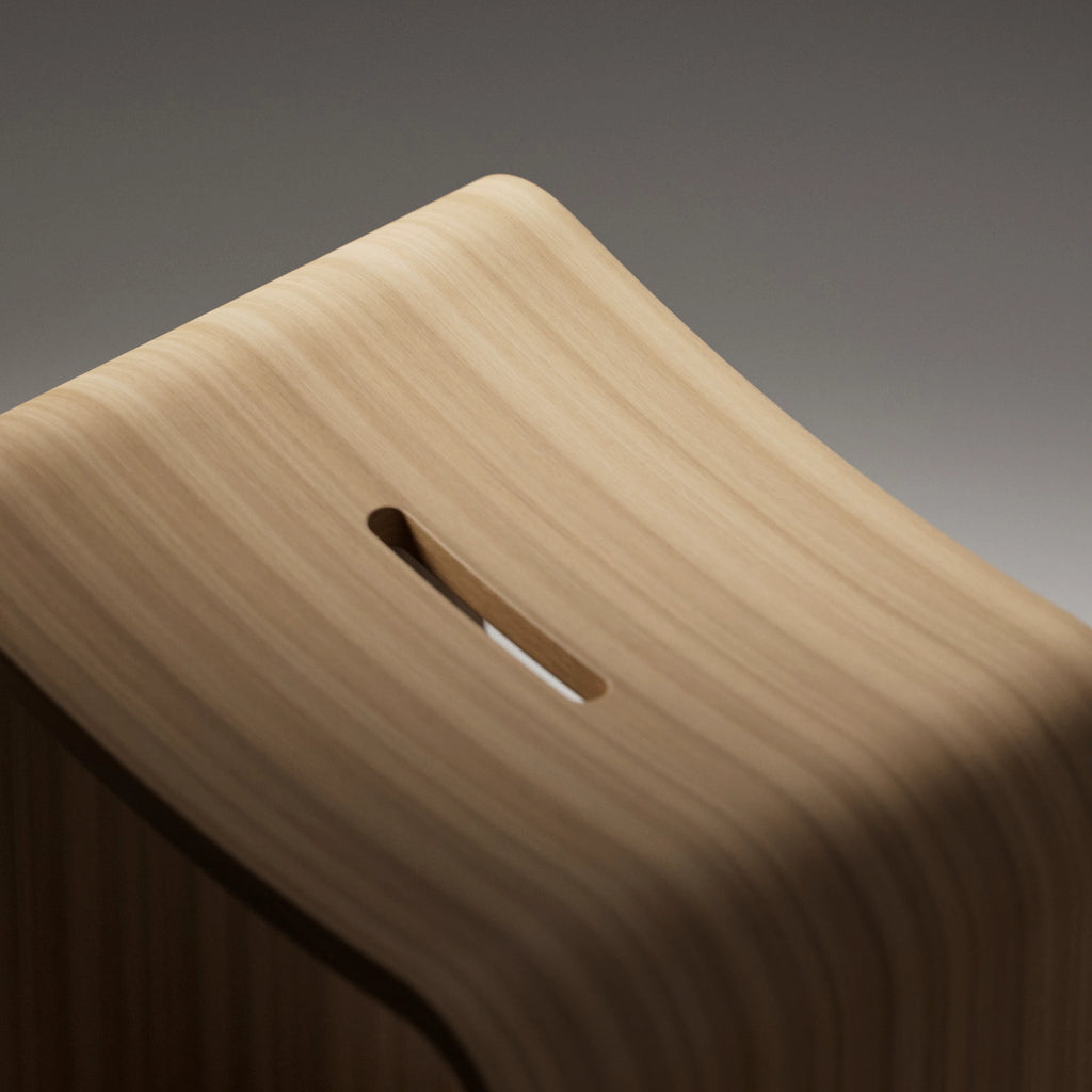 White Oak Rift Sawn Wood Veneer PBR Texture - Example Scene Visualization | Superellipse