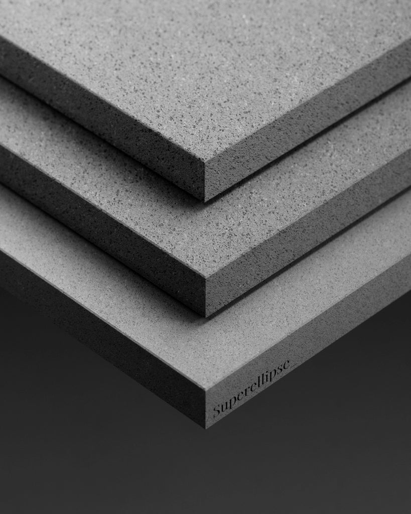 Vesicular Basalt Stone Grey PBR Texture - Example Scene Visualization | Superellipse