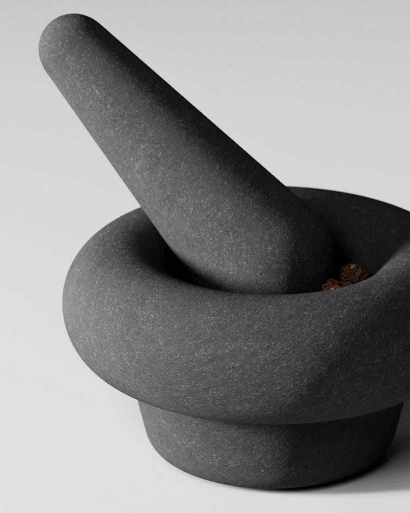 Basalt Stone Honed PBR Texture - Example Scene Visualization | Superellipse