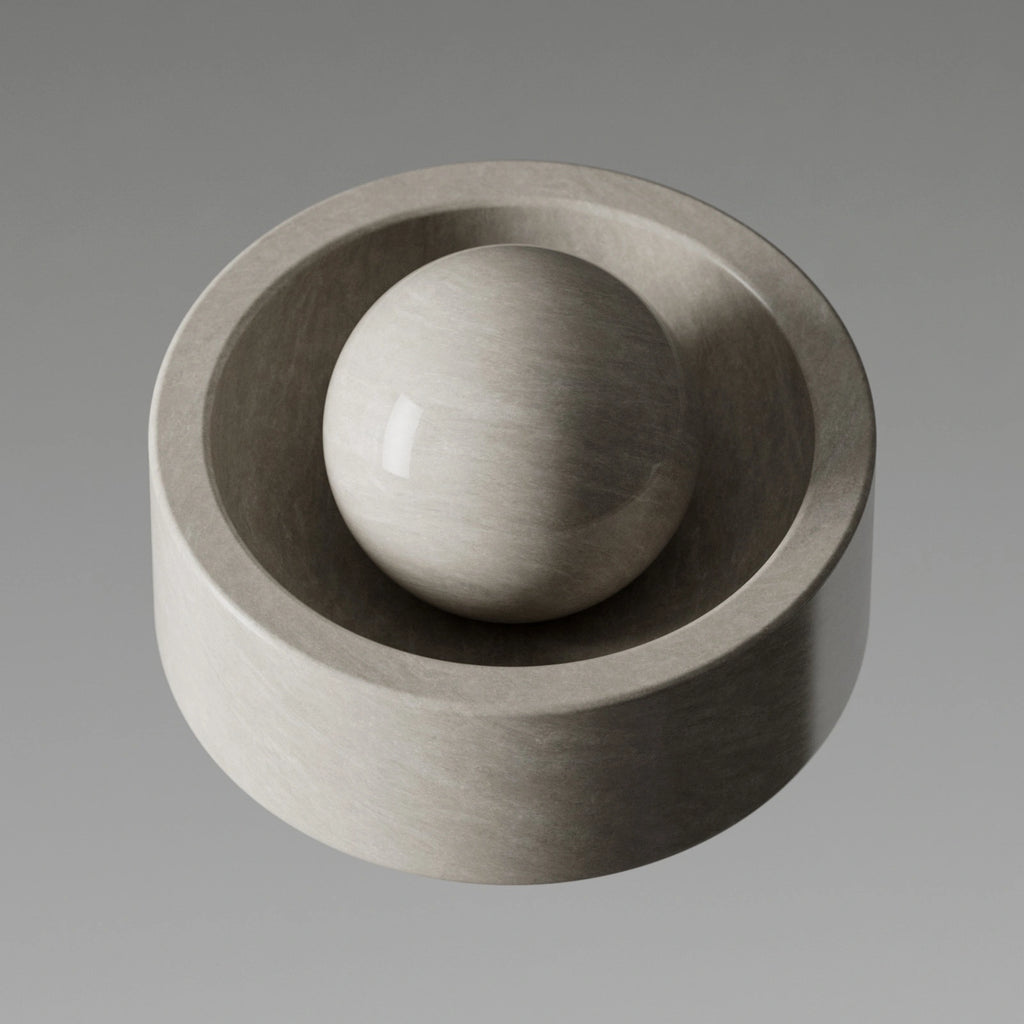 Natural Sandstone Polished PBR Texture - Example Scene Visualization | Superellipse