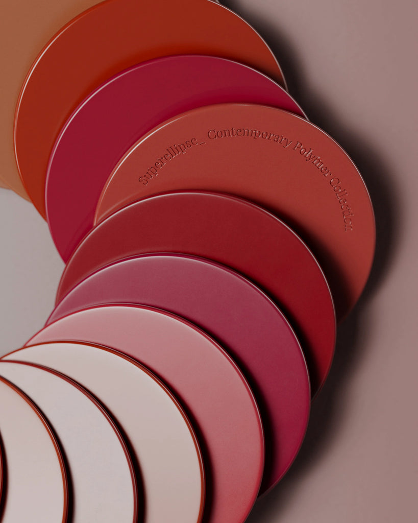 Red Velvet Gloss Finish Plastic PBR Texture - Example Scene Visualization | Superellipse