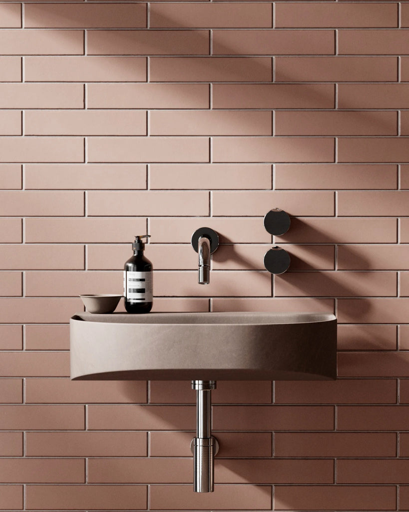 Brickbond Flamingo Matte Porcelain Tile PBR Texture - Example Scene Visualization | Superellipse