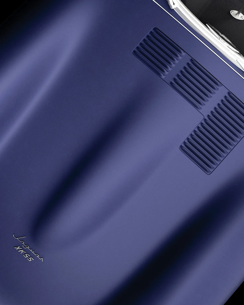 Sapphire Blue Metallic Satin Paint PBR Texture - Example Scene Visualization | Superellipse
