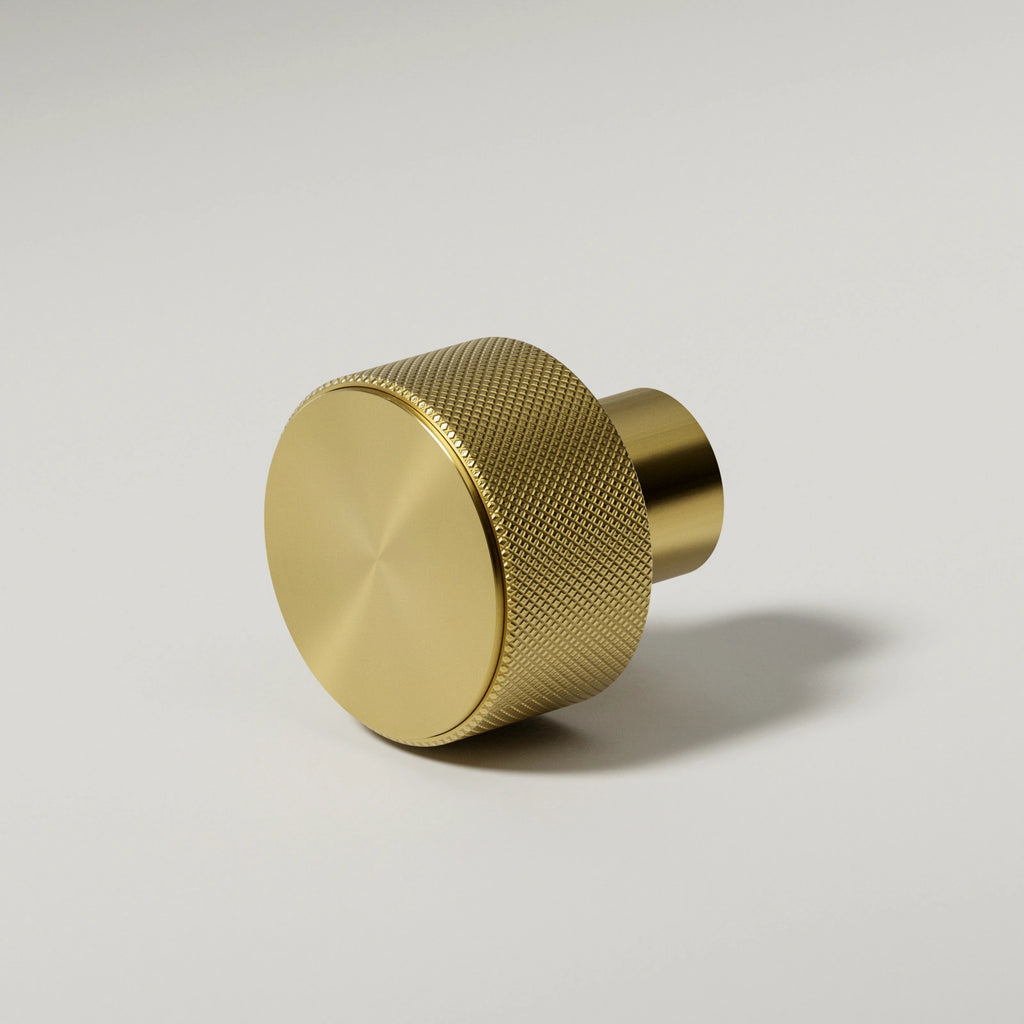 Diamond Concave Knurled Brass Metal PBR Texture - Example Scene Visualization | Superellipse