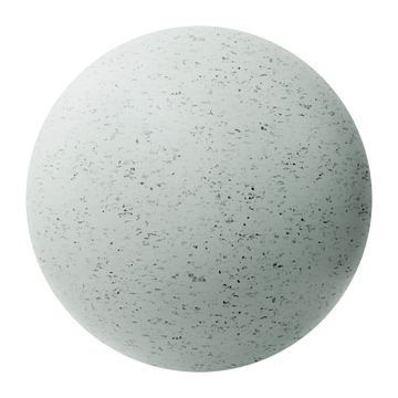 Dark Pigmented Teal Recycled Plastic PBR Texture - Sphere Swatch Preview | Superellipse