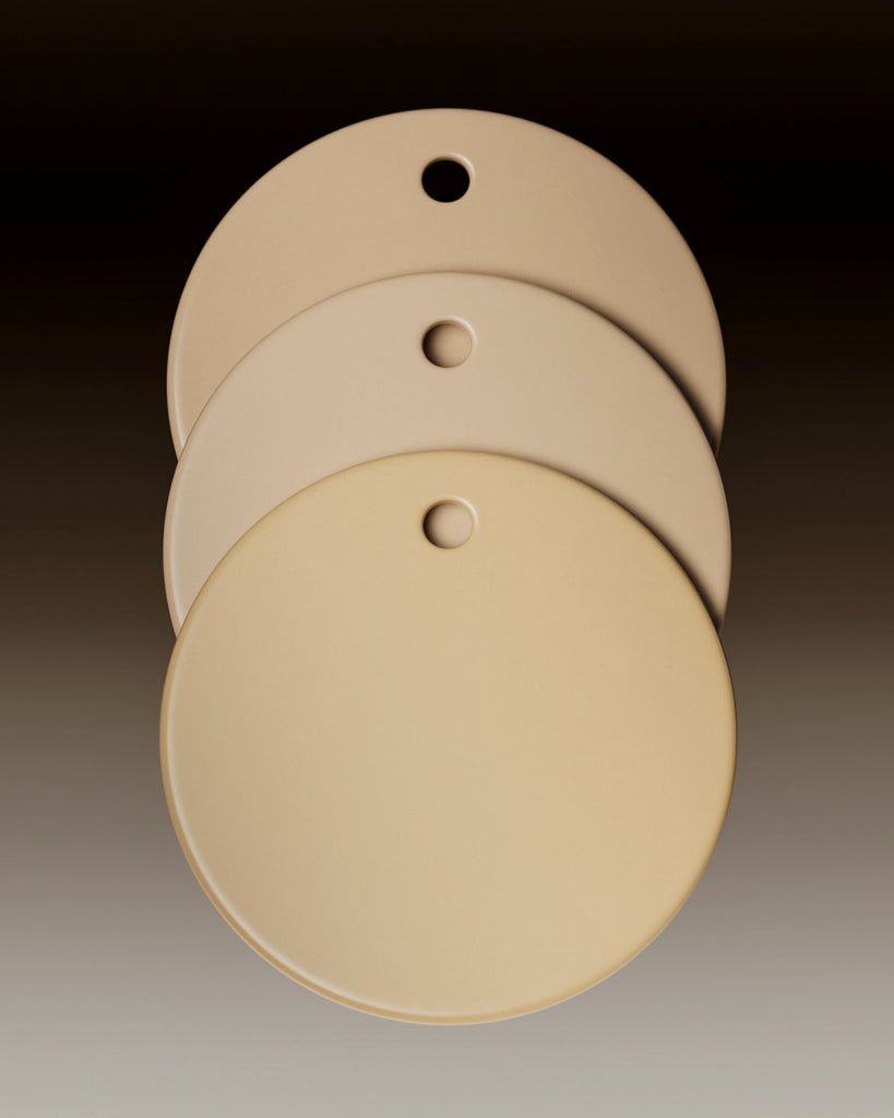 Faded Terracotta Orange Gloss Finish Plastic PBR Texture - Example Scene Visualization | Superellipse