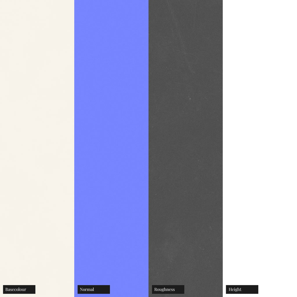 Sandblasted Matte Silver Metal PBR Texture - Example Scene Visualization | Superellipse