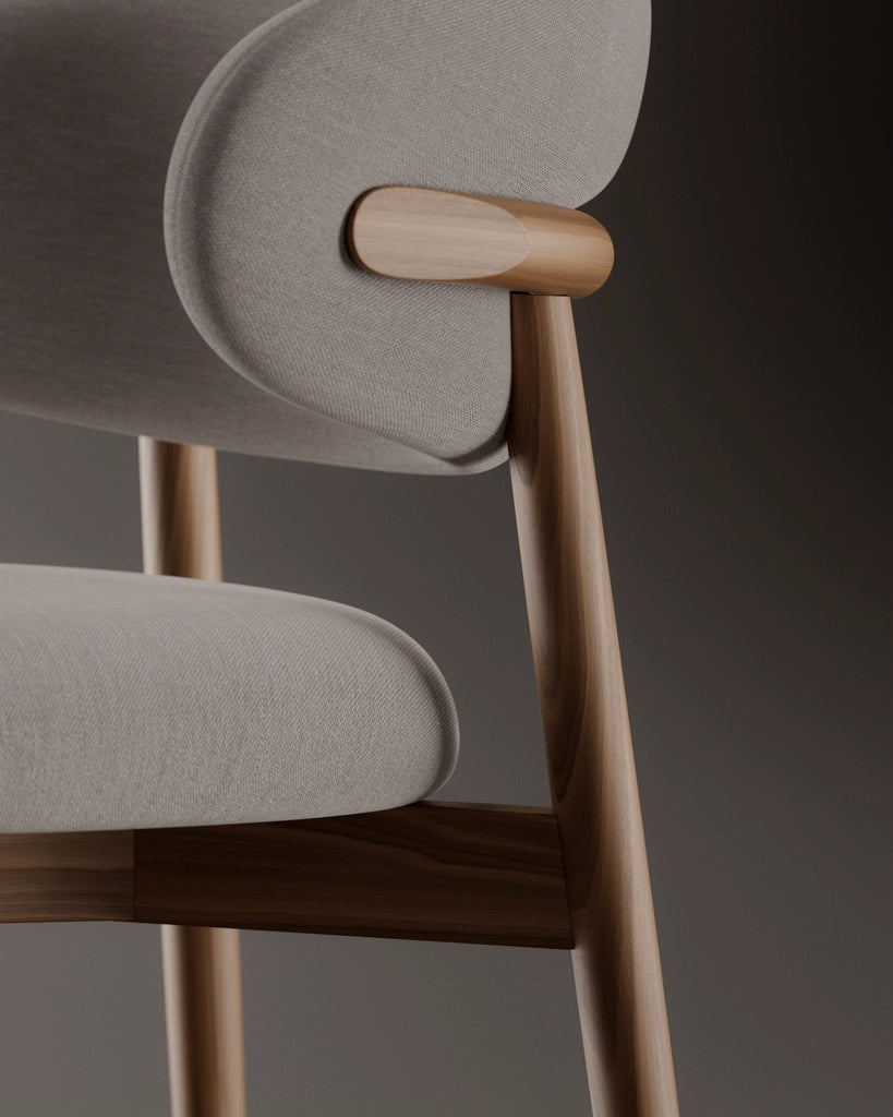 Walnut Slip Matched Veneer Oiled Finish PBR Texture - Example Scene Visualization | Superellipse