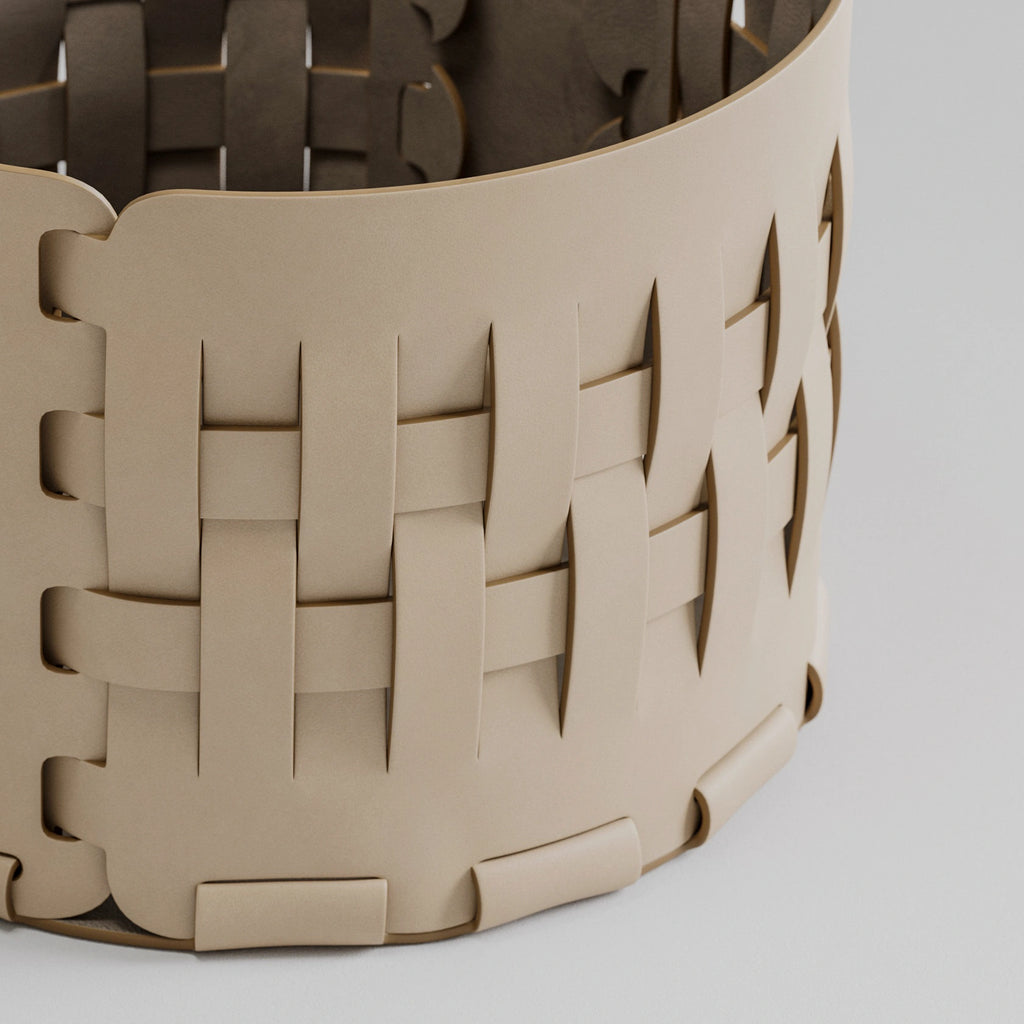 Aniline Top Grain Leather Nature Beige PBR Texture - Example Scene Visualization | Superellipse