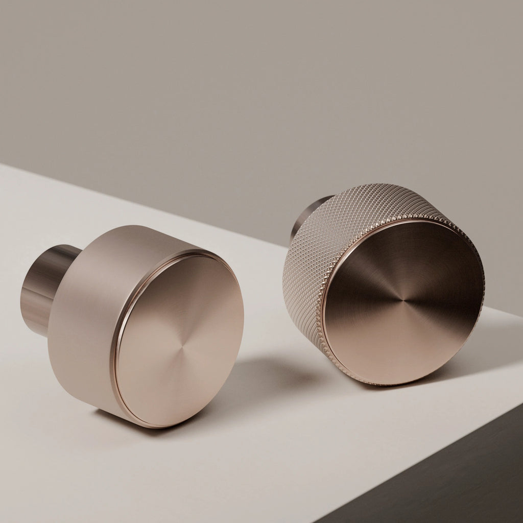 Radial Brushed Copper Metal PBR Texture - Example Scene Visualization | Superellipse