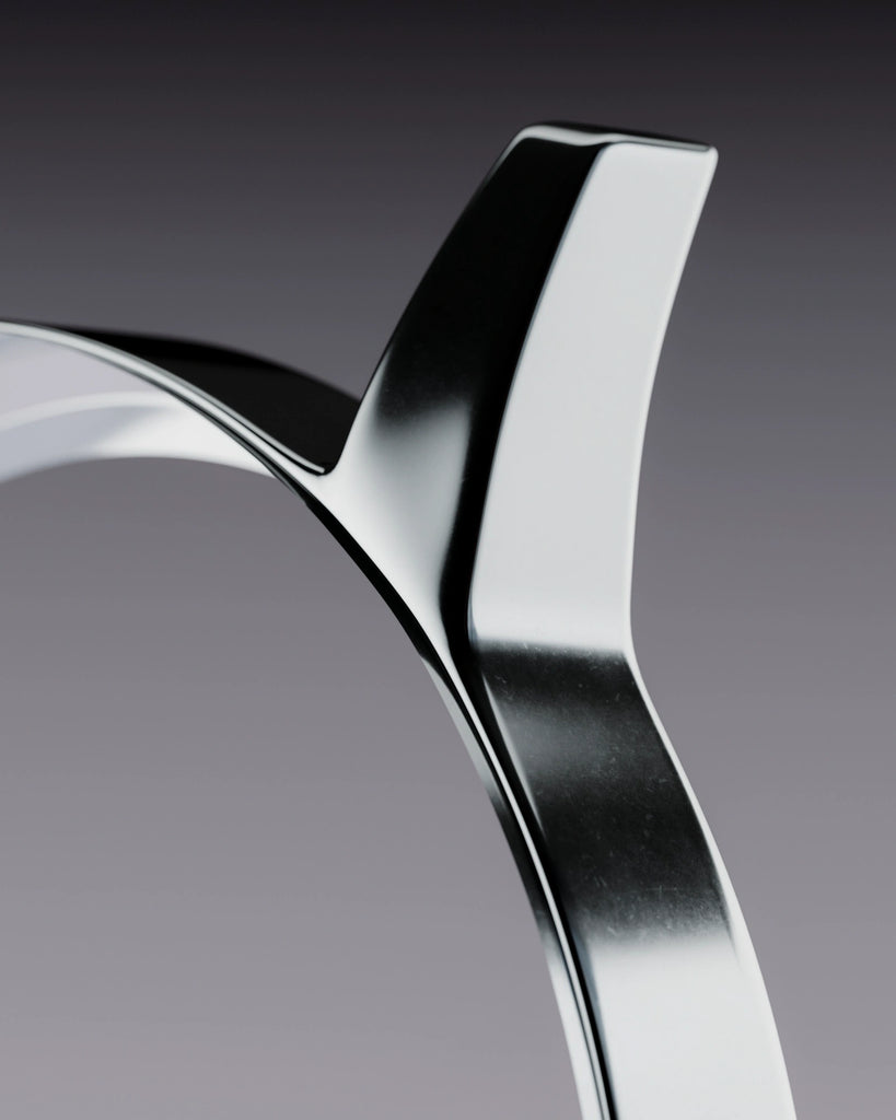 Polished As Cast Zinc Metal PBR Texture - Example Scene Visualization | Superellipse