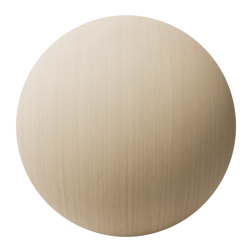 Maple Rift Sawn Veneer Wood PBR Texture - Sphere Swatch Preview | Superellipse