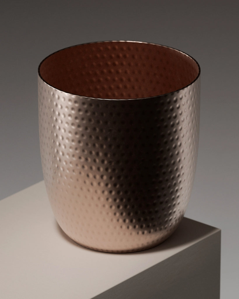 Ball Pein Hammered Copper Metal PBR Texture - Example Scene Visualization | Superellipse