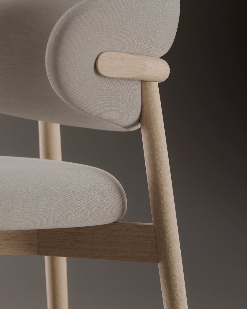 Ash Rift Sawn Natural Veneer Wood PBR Texture - Example Scene Visualization | Superellipse