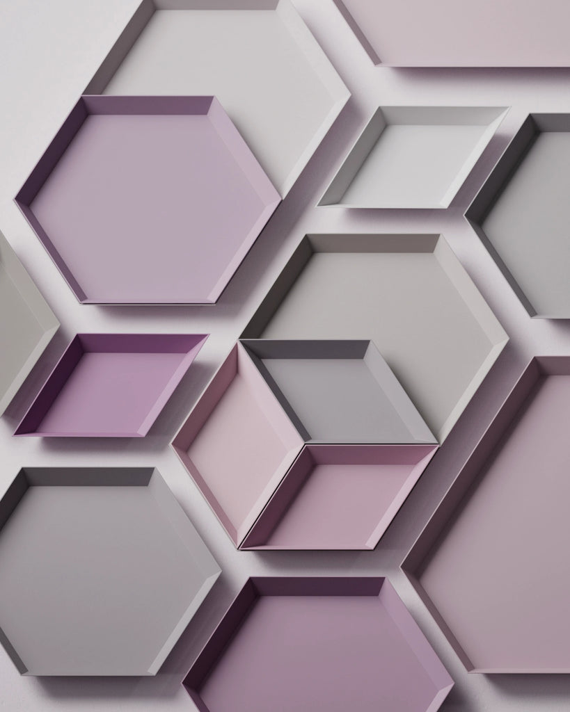 Light Plum Matte Finish Plastic PBR Texture - Example Scene Visualization | Superellipse