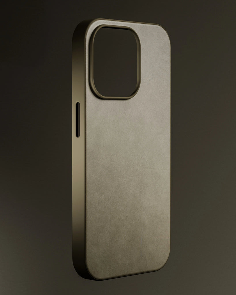 Semi Aniline Fine Grain Leather Kelp Green PBR Texture - Example Scene Visualization | Superellipse