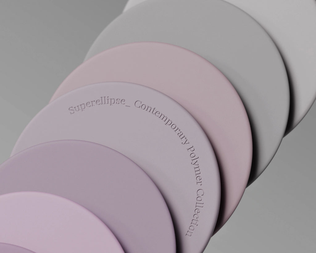 Light Plum Matte Finish Plastic PBR Texture - Example Scene Visualization | Superellipse
