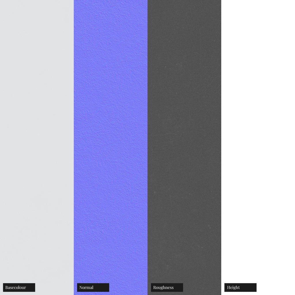 Sand Cast Aluminium Metal PBR Texture - Example Scene Visualization | Superellipse