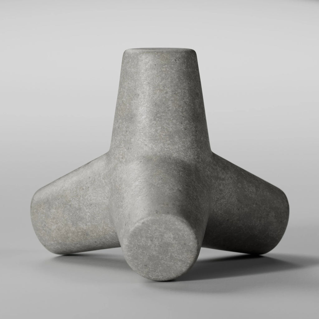 Honed Portland Cement Concrete PBR Texture - Example Scene Visualization | Superellipse