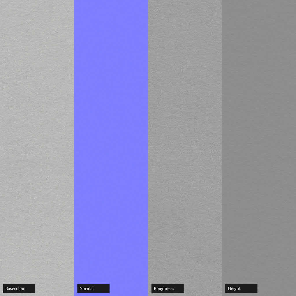 Silk Finished Handmade Textured Paper PBR Texture - Example Scene Visualization | Superellipse