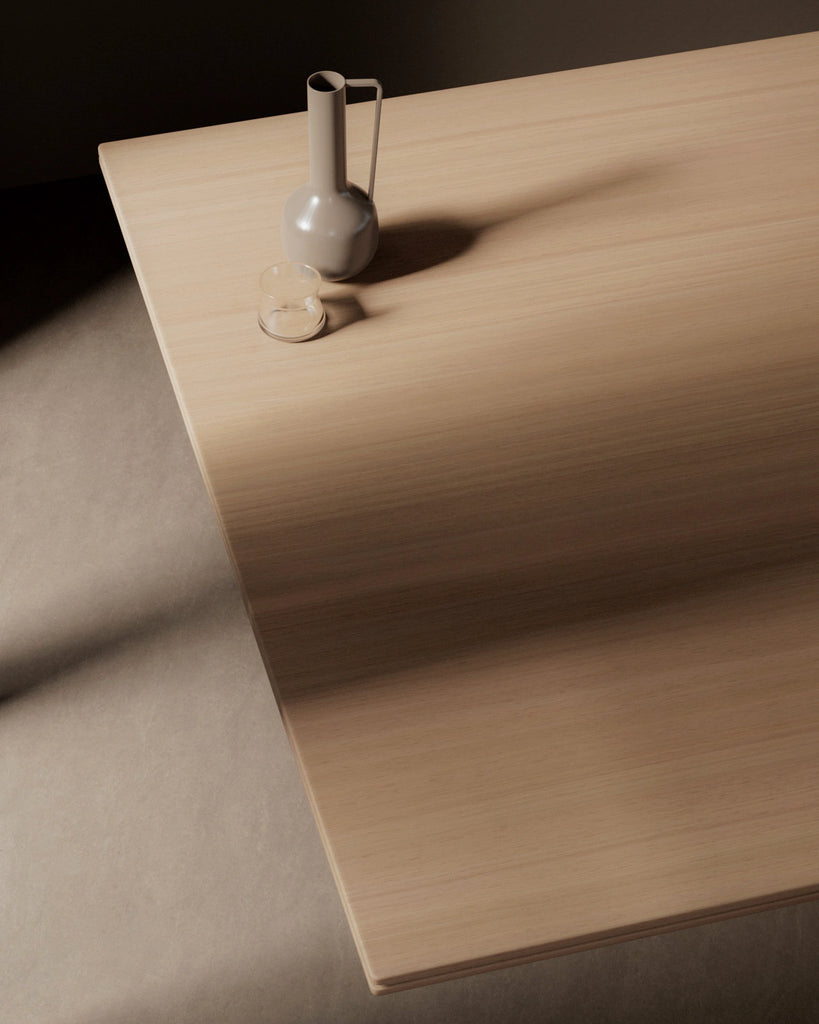 Beech Rift Sawn Veneer Wood PBR Texture - Example Scene Visualization | Superellipse