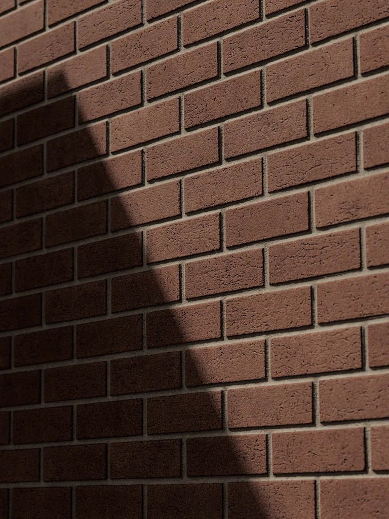 Red Clay Dragfaced Running Bond Brick PBR Texture - Example Scene Visualization | Superellipse