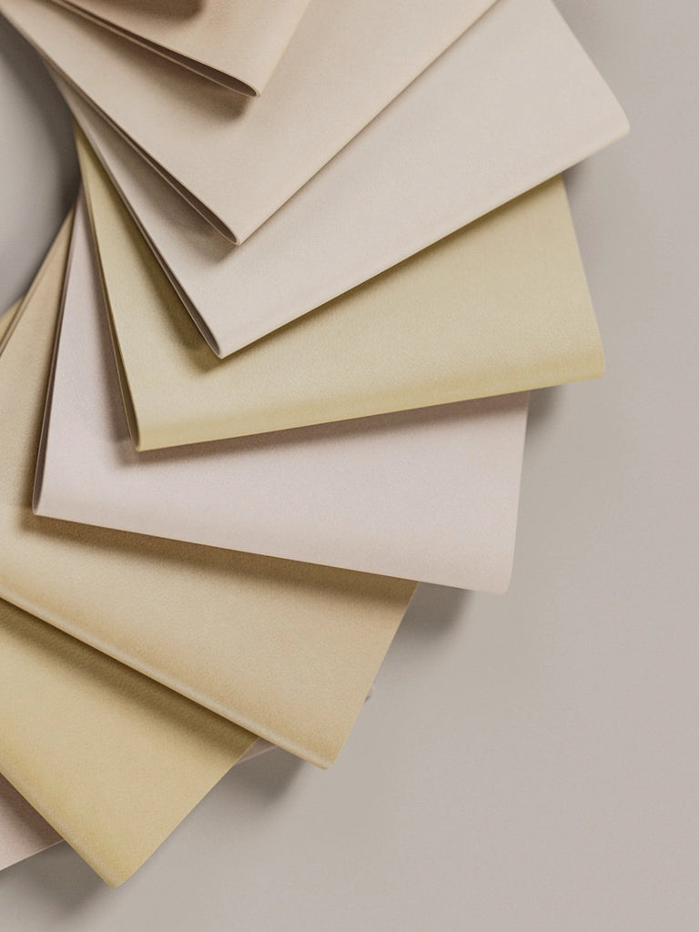 Aniline Top Grain Leather Nature Beige PBR Texture - Example Scene Visualization | Superellipse