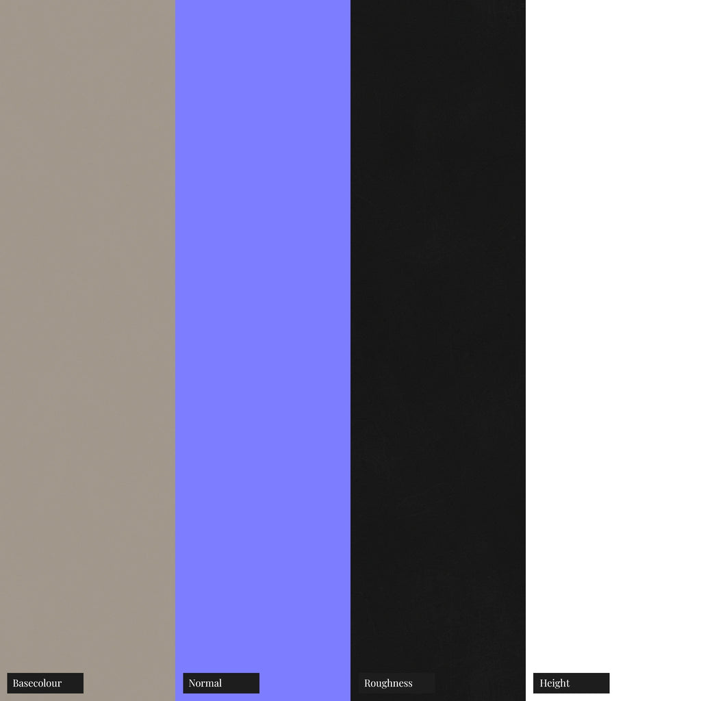 Polished Titanium Metal PBR Texture - Example Scene Visualization | Superellipse