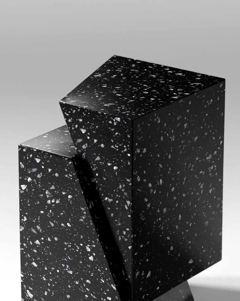Milky Way Polished Granite Slab PBR Texture - Example Scene Visualization | Superellipse