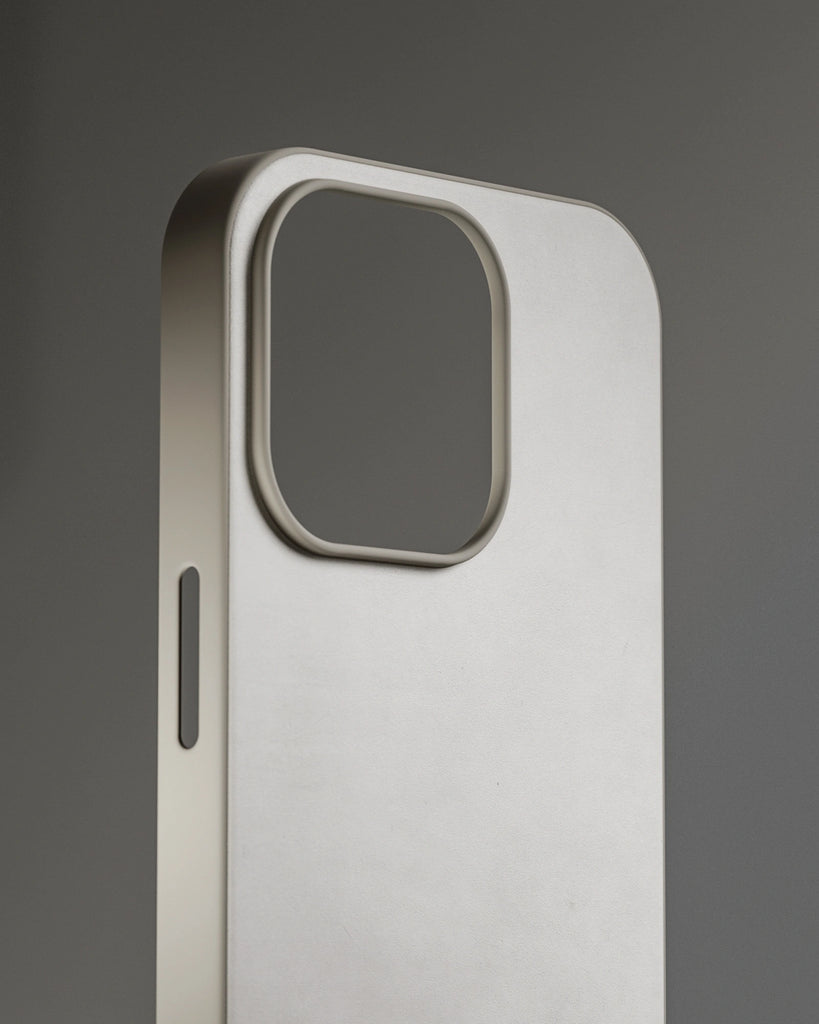 Semi Aniline Fine Grain Leather Sand Beige PBR Texture - Example Scene Visualization | Superellipse