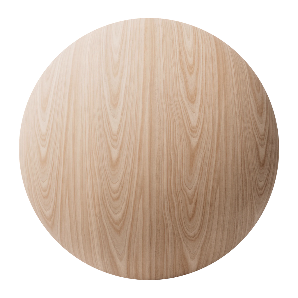 Red Oak Slip Matched Veneer Wood PBR Texture - Sphere Swatch Preview | Superellipse