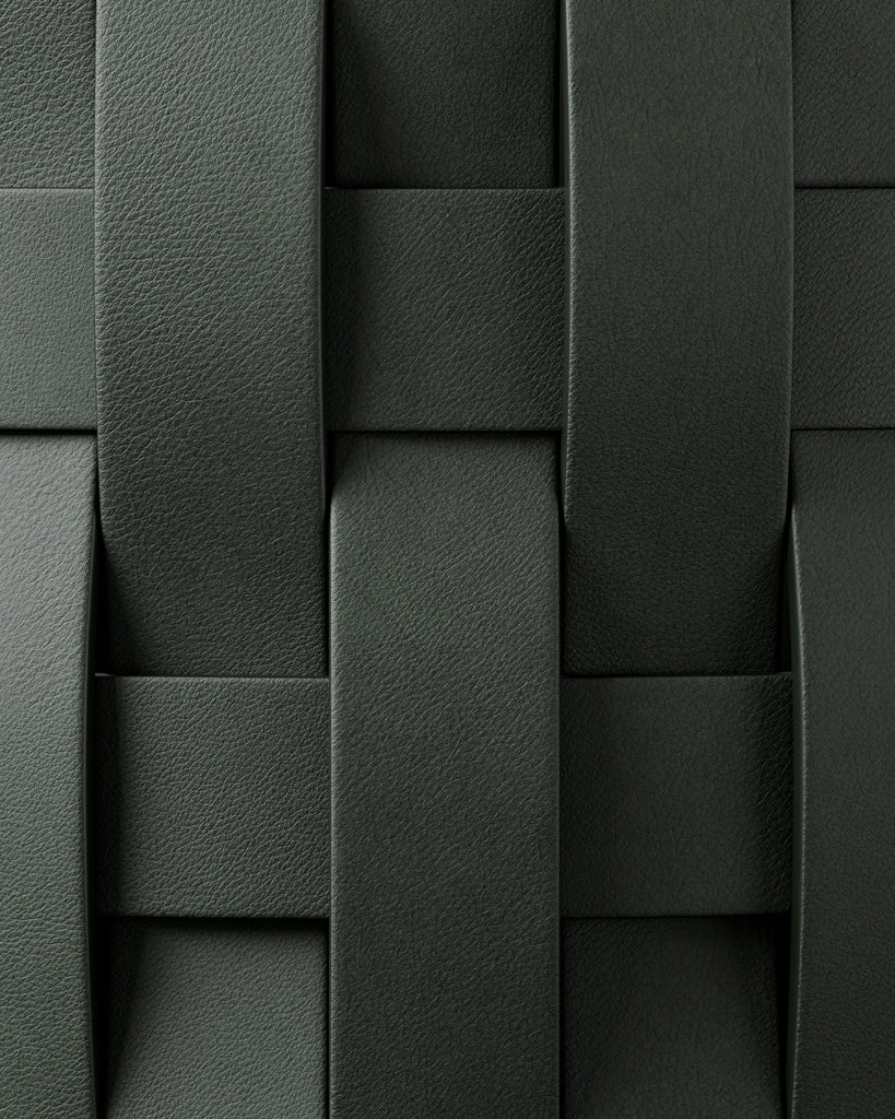 Semi Aniline Top Grain Leather Green PBR Texture - Example Scene Visualization | Superellipse