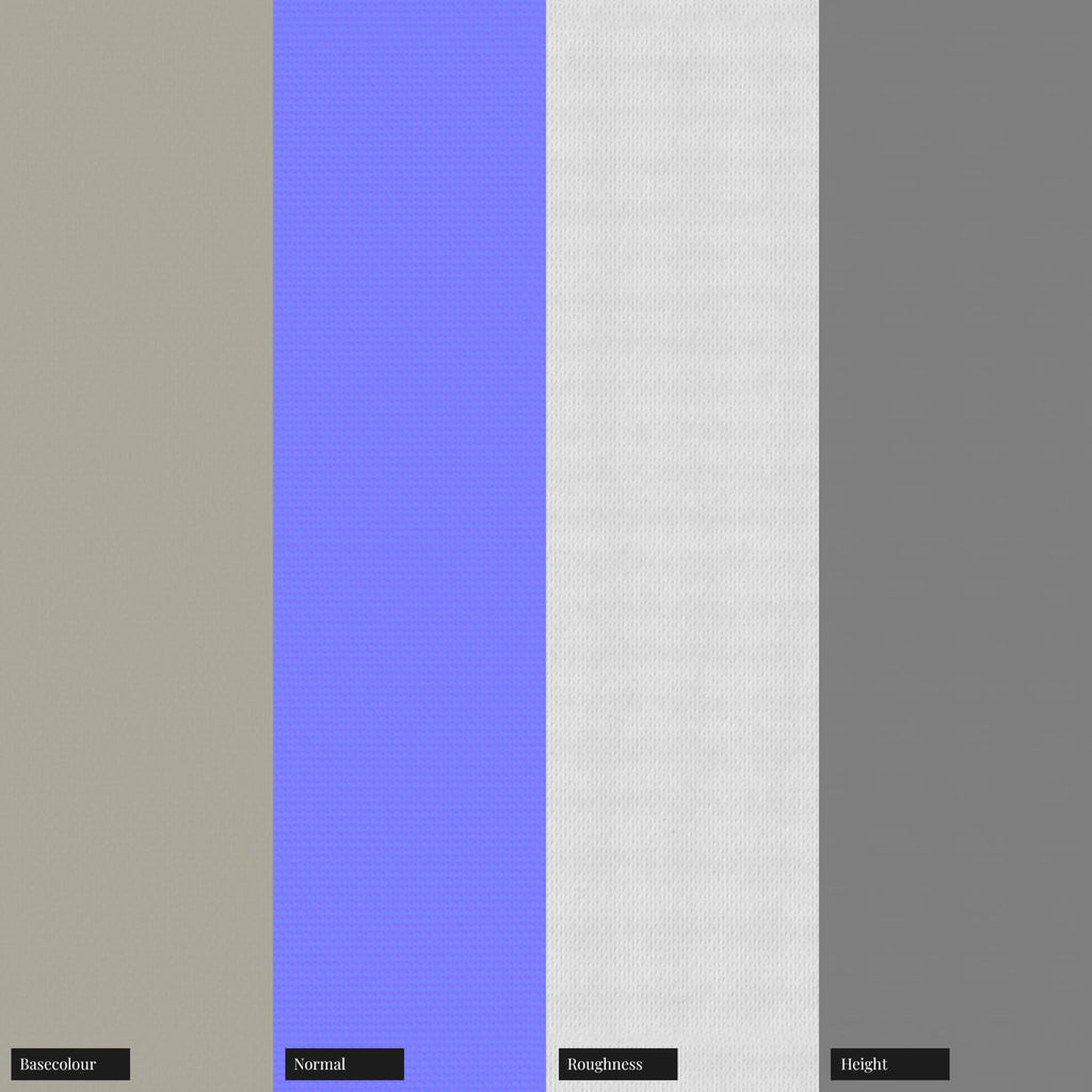 Takeo Tassel Diagonal Embossed Paper PBR Texture - Example Scene Visualization | Superellipse