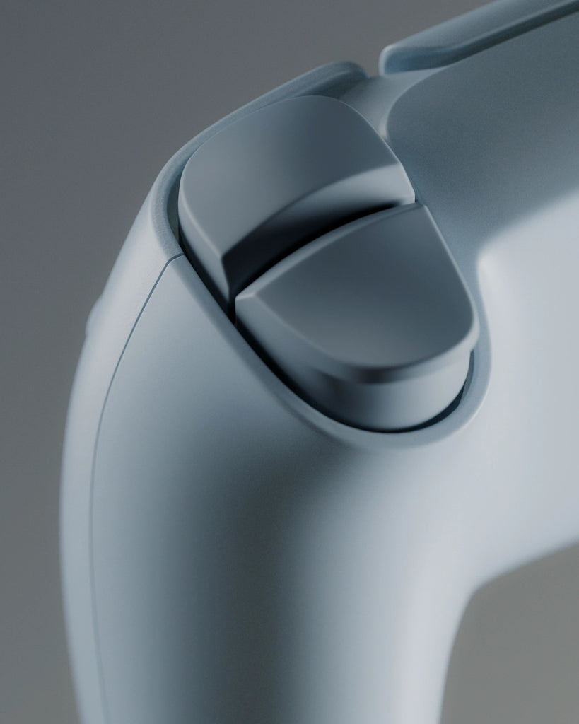 Parma Blue Satin Finish Plastic PBR Texture - Example Scene Visualization | Superellipse