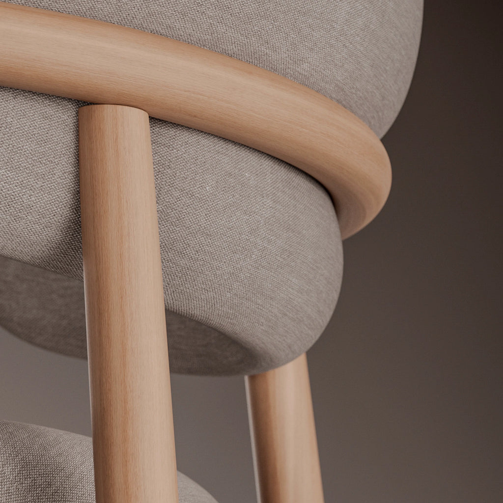 Red Oak Rift Sawn Veneer Wood PBR Texture - Example Scene Visualization | Superellipse