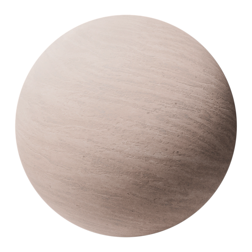 Orchal Red Sandstone Honed PBR Texture - Sphere Swatch Preview | Superellipse