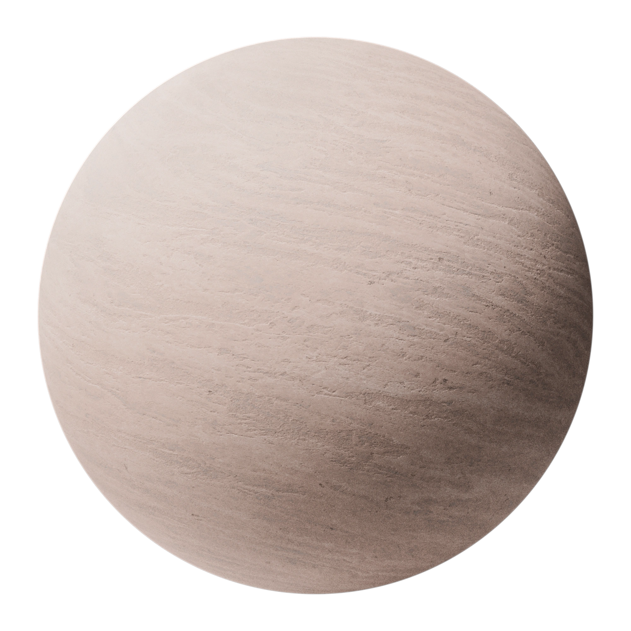 Orchal Red Sandstone Honed PBR Texture - Sphere Swatch Preview | Superellipse