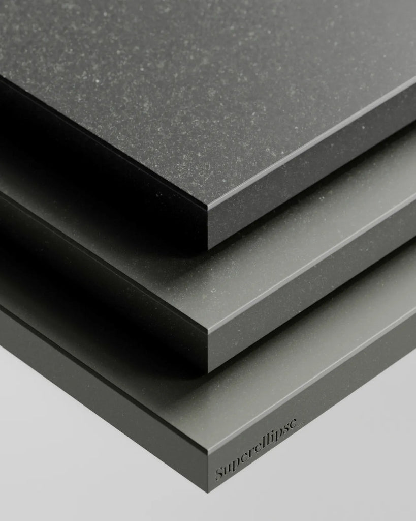 Nero Black Honed Granite Slab PBR Texture - Example Scene Visualization | Superellipse