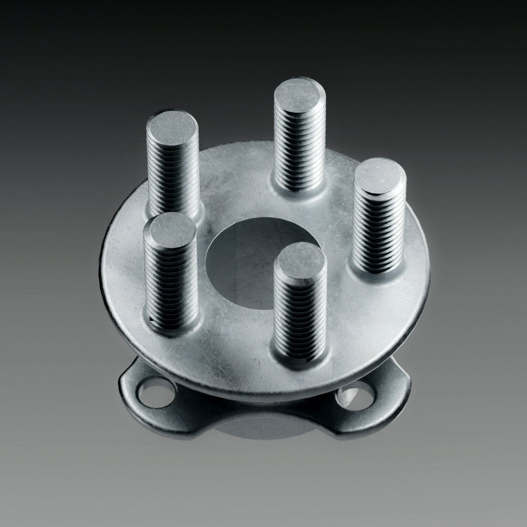 Cast Zinc Metal PBR Texture - Example Scene Visualization | Superellipse