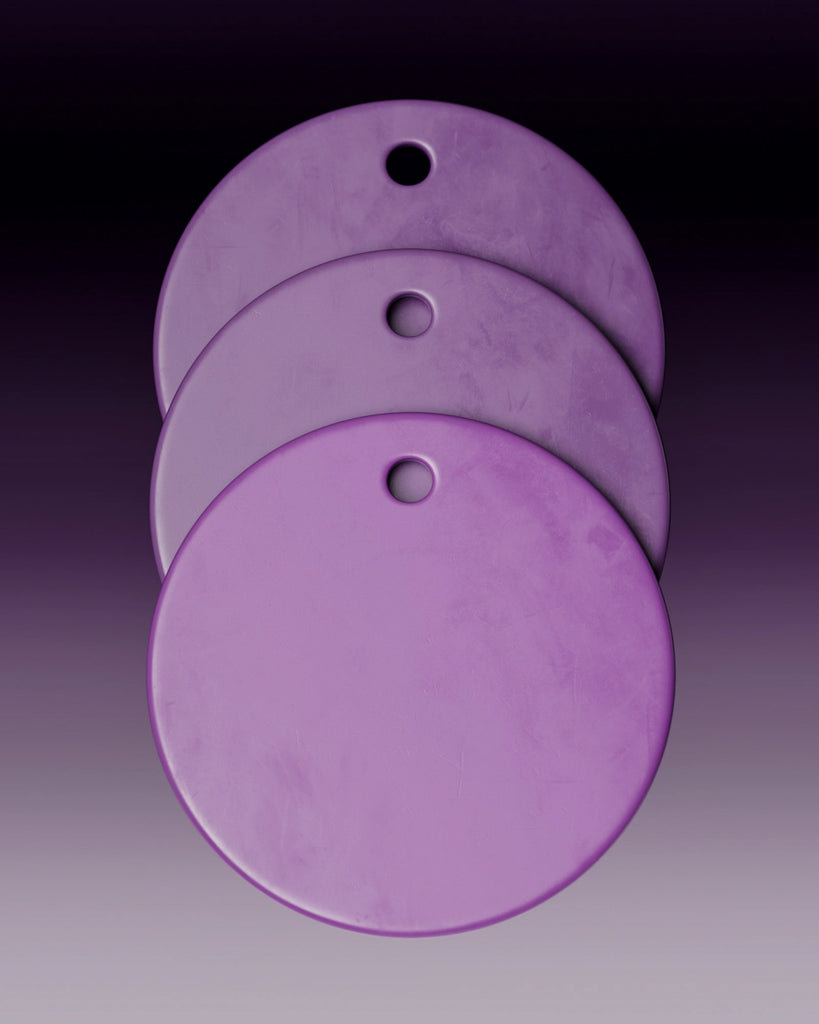 Aubergine Purple Smudged Plastic PBR Texture - Example Scene Visualization | Superellipse