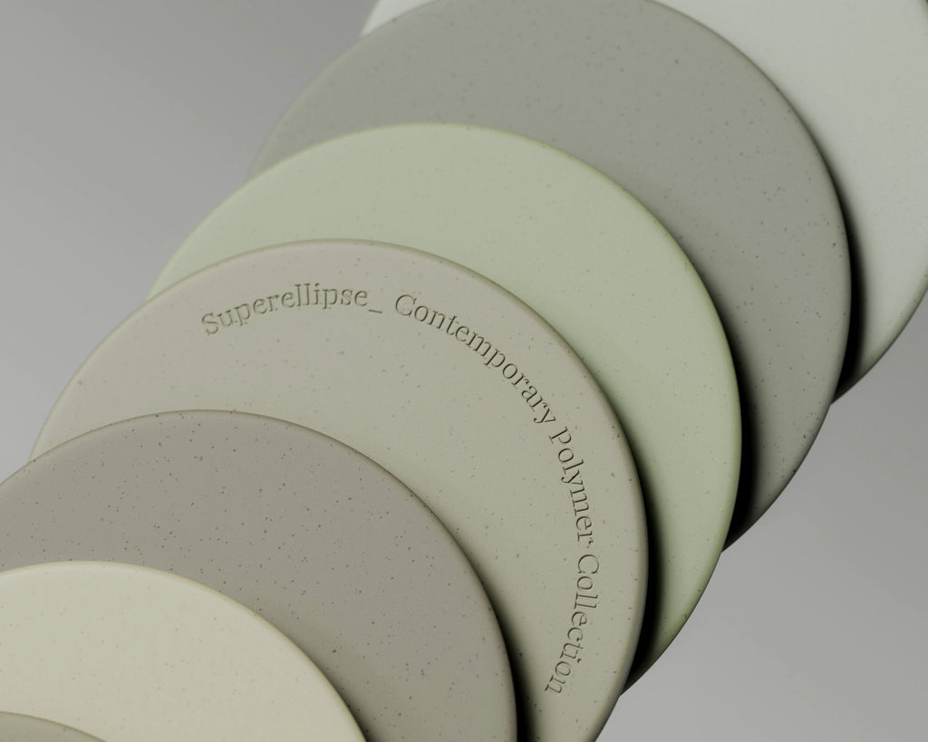 Speckled Olive Green Plastic PBR Texture - Example Scene Visualization | Superellipse